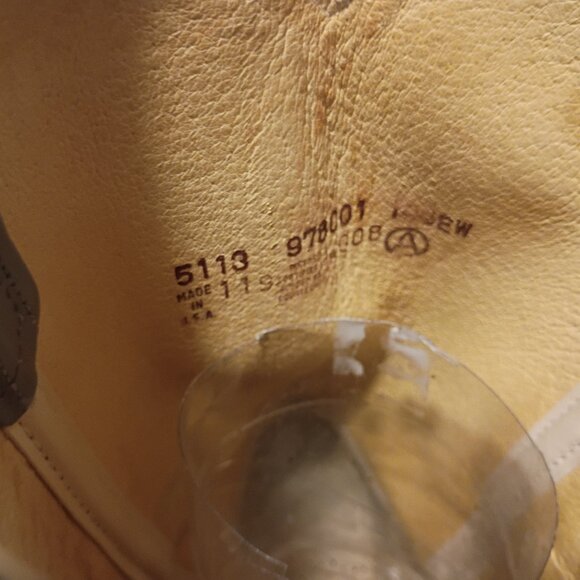 1980s ACME DINGO Western 14" Boots Men's 11D Style 5113 Gray Leather *Read - Picture 14 of 15